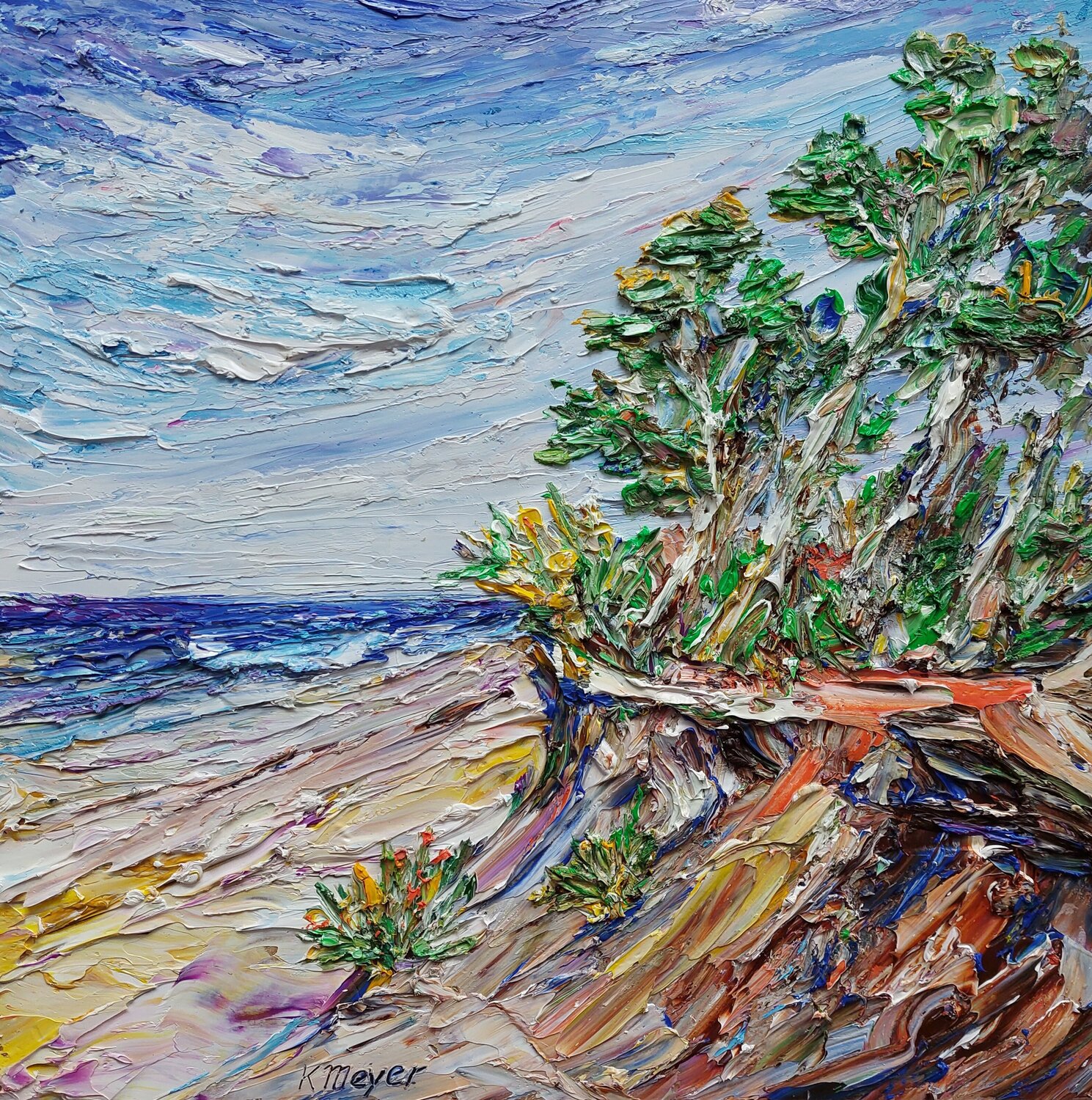 Ostseeküste Kerstin Meyer Origineel schilderij te koop