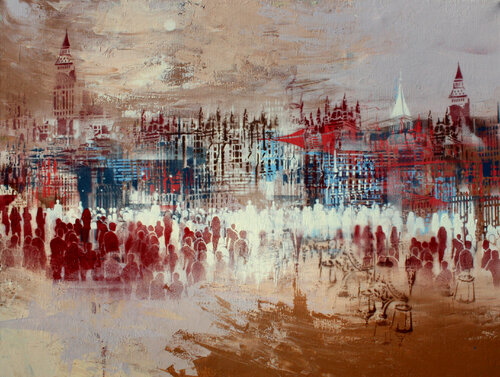 Tourist Attraction by Phil Davis, Painting for Sale on Singulart