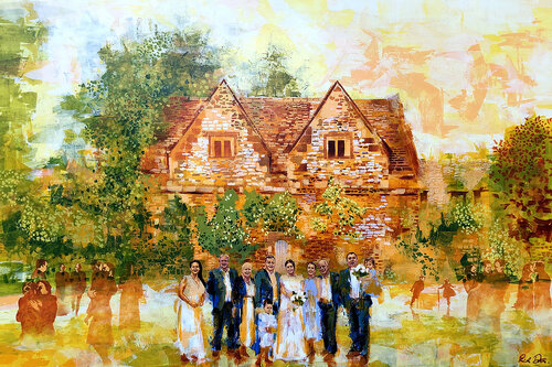 The Cotswold Wedding by Phil Davis, Painting for Sale on Singulart
