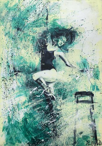 Reaching For The Light. First Study by Phil Davis, Painting for Sale on Singulart