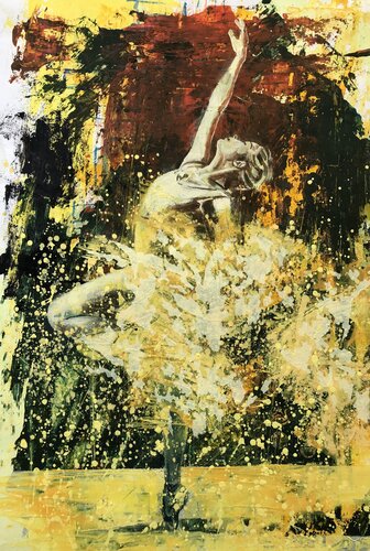 Reaching For The Light by Phil Davis, 紙面作品 for Sale on Singulart