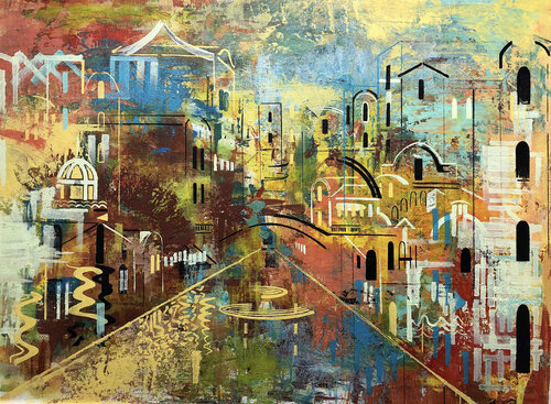 The Big Ripple by Phil Davis, Painting for Sale on Singulart