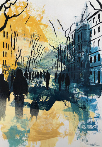 The Days Are Gone di Phil Davis, Pittura in vendita su Singulart