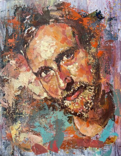 Self Portrait Study by Phil Davis, Painting for Sale on Singulart