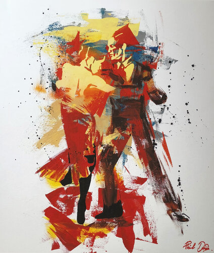 Last Tango, 2019. Limited edition giclee print of original art work by Phil Davis, Print for Sale on Singulart
