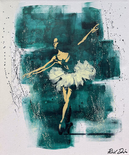 Dancer In The Dark. von Phil Davis, Malerei kaufen auf Singulart
