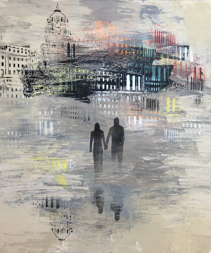 The Destination. Finding Home by Phil Davis, Painting for Sale on Singulart