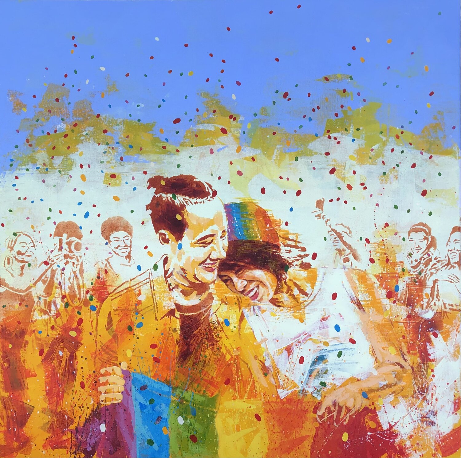 Rainbow Confetti Phil Davis