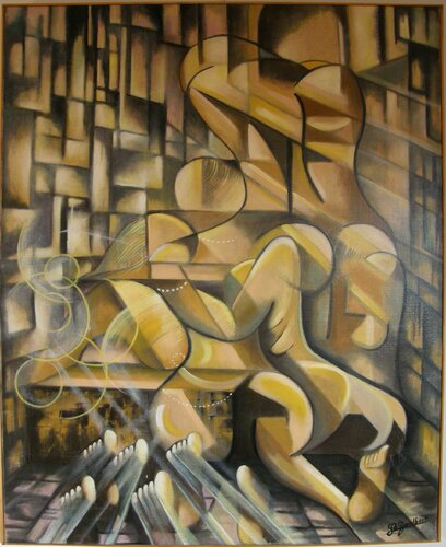 fouille party di Bernard Gaulbert, Pittura in vendita su Singulart