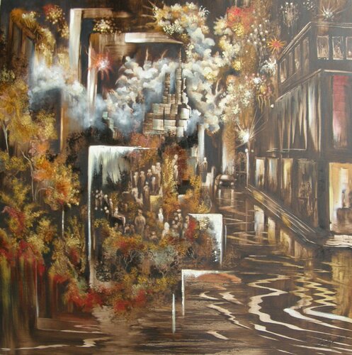 14 juillet van Bernard Gaulbert, Schilderij te koop op Singulart