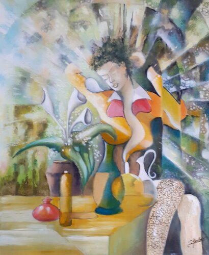 sérénity di Bernard Gaulbert, Pittura in vendita su Singulart