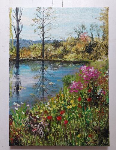 GIVERNY 2 von Bernard Gaulbert, Malerei kaufen auf Singulart