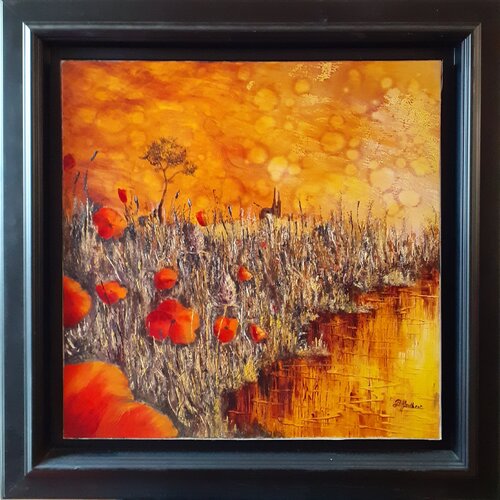COQUELICOTS PARTY von Bernard Gaulbert, Malerei kaufen auf Singulart