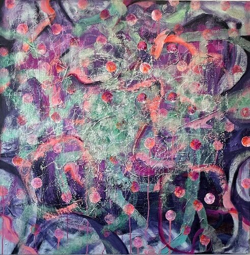 Ornamental Springtime di Wendy Cohen, Pittura in vendita su Singulart