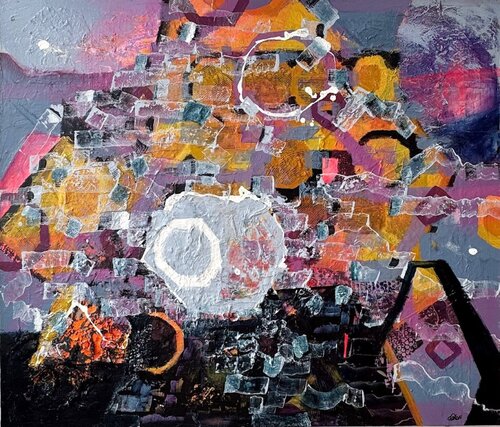 Honey Honeycombe di Wendy Cohen, Pittura in vendita su Singulart