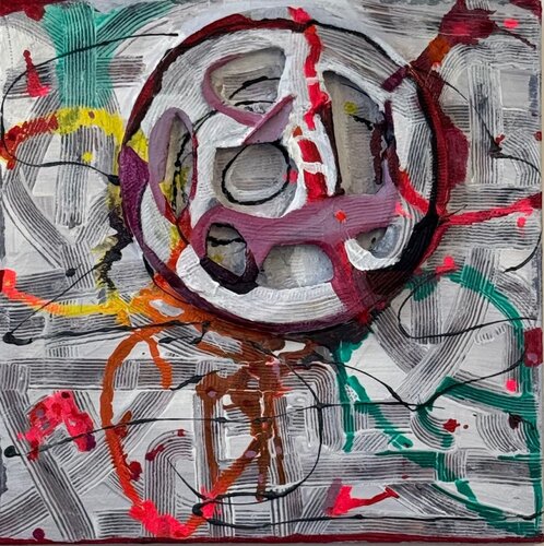 Sculptured Shape Form Scape by Wendy Cohen, Painting for Sale on Singulart
