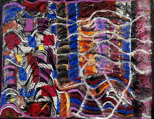 Waves of Colour Waves by Wendy Cohen, Painting for Sale on Singulart