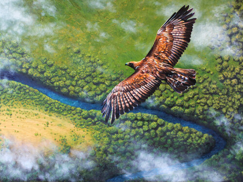 A vista de pájaro von Javier Ramos Julián, Malerei kaufen auf Singulart