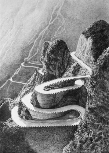 Carretera al Cielo by Javier Ramos Julián, 소묘 for Sale on Singulart