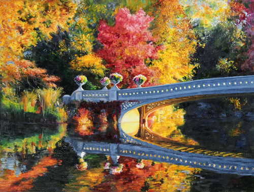 Otoño en Nueva York von Javier Ramos Julián, Malerei kaufen auf Singulart
