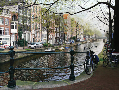 Ámsterdam di Javier Ramos Julián, Pittura in vendita su Singulart