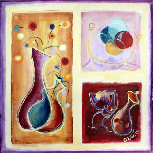 Mood of Celebration von Malka Tsentsiper, Malerei kaufen auf Singulart