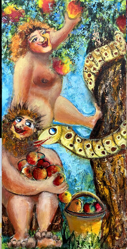 Nothing special happens in paradise di Malka Tsentsiper, Pittura in vendita su Singulart