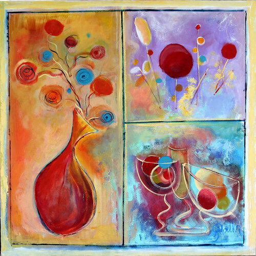 Mood of Holydays by Malka Tsentsiper, Painting for Sale on Singulart