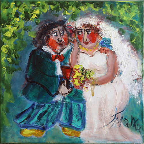 Wedding di Malka Tsentsiper, Pittura in vendita su Singulart