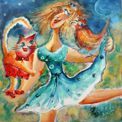 Dancing Fairy de Malka Tsentsiper, Pintura a la venta en Singulart
