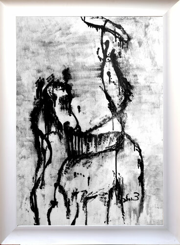 Don Quichote - 3 van Malka Tsentsiper, Schilderij te koop op Singulart