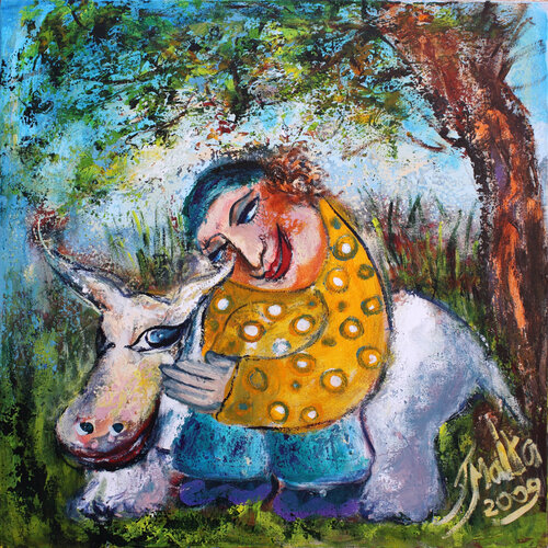 My Dear Donkey di Malka Tsentsiper, Pittura in vendita su Singulart