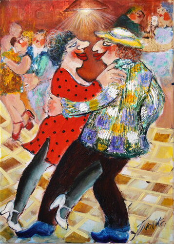 Dancing Hall de Malka Tsentsiper, Pintura a la venta en Singulart