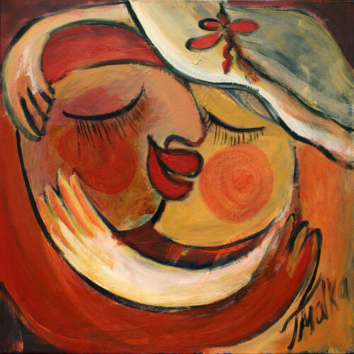 Embracement von Malka Tsentsiper, Malerei kaufen auf Singulart