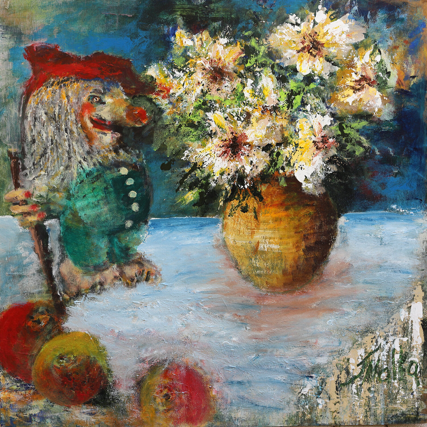 Flowers and Troll Malka Tsentsiper