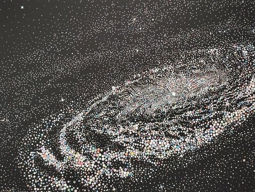 MultiverseGalaxy NGC7331 Pegasus03［The queen is the center］ by TARTAROS, Painting for Sale on Singulart