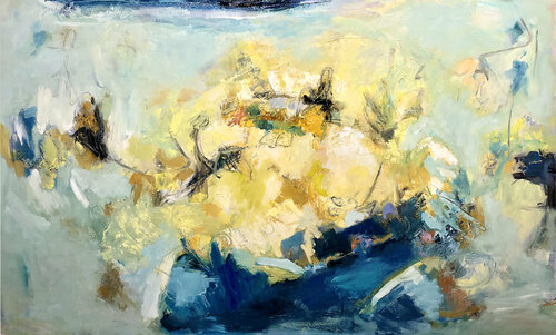 Promises of a new day di Lucie Leduc, Pittura in vendita su Singulart