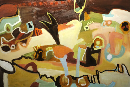 It ain't necessarily so di Lucie Leduc, Pittura in vendita su Singulart