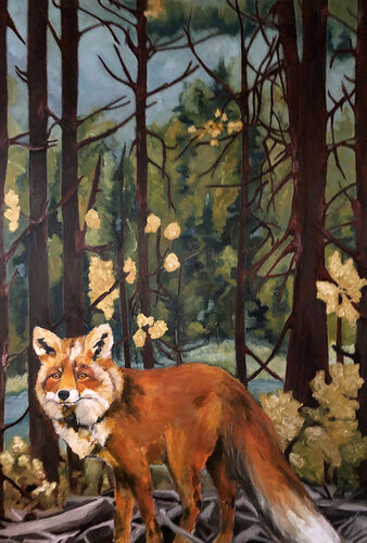 Zorro di Lucie Leduc, Pittura in vendita su Singulart