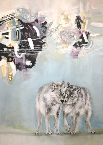 Best friends forever di Lucie Leduc, Pittura in vendita su Singulart
