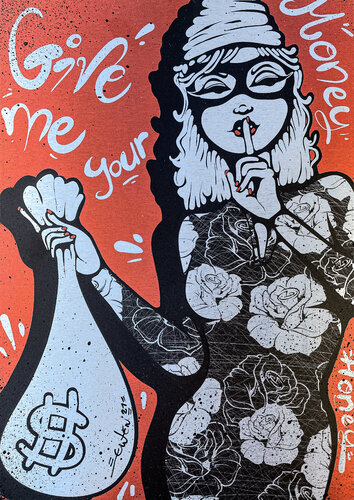 Give me your money, honey! (Edition of 6) von Ewen Gur, Andere Medien kaufen auf Singulart