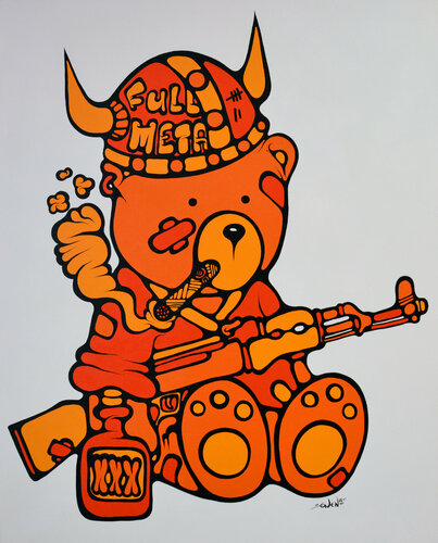 Max the Teddybär ♯17 von Ewen Gur, Malerei kaufen auf Singulart