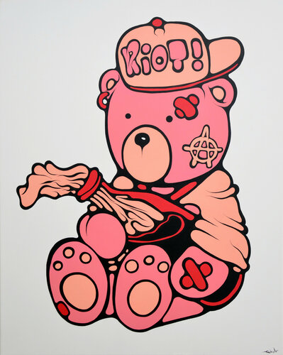 There will be a riot tonight von Ewen Gur, Malerei kaufen auf Singulart