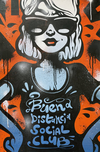 Buena Distancia Social Club von Ewen Gur, Malerei kaufen auf Singulart