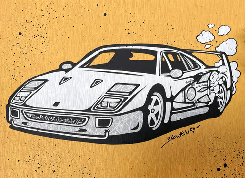 F40 Rocket Ride van Ewen Gur, Andere media te koop op Singulart