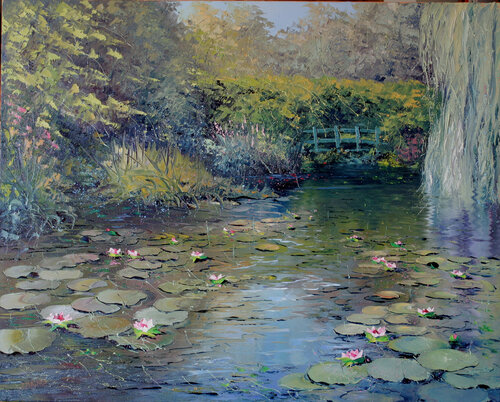 Les nymphéas de Giverny Jacques Majos