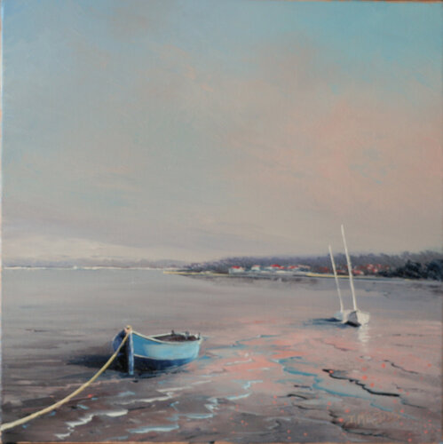 La barque bleue van Jacques Majos, Schilderij te koop op Singulart