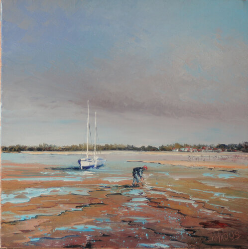 Pêcheur à marée basse van Jacques Majos, Schilderij te koop op Singulart