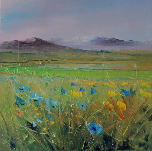 Fleurs champêtres di Jacques Majos, Pittura in vendita su Singulart