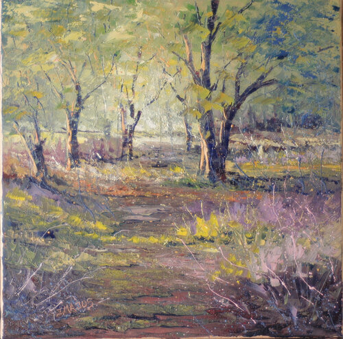 Sous-bois fleuri di Jacques Majos, Pittura in vendita su Singulart